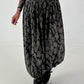 Leichte Pumphose mit stylischem Print  - anthrazit - mehrfarbig