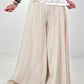 Sweat-Palazzo Hose - beige