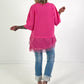 Shirt Modell "Layered Grace" - pink