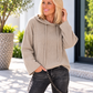 Ripp-Hoodie - beige