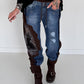 Jogg-Jeans Fashion Dog - denim-mokka