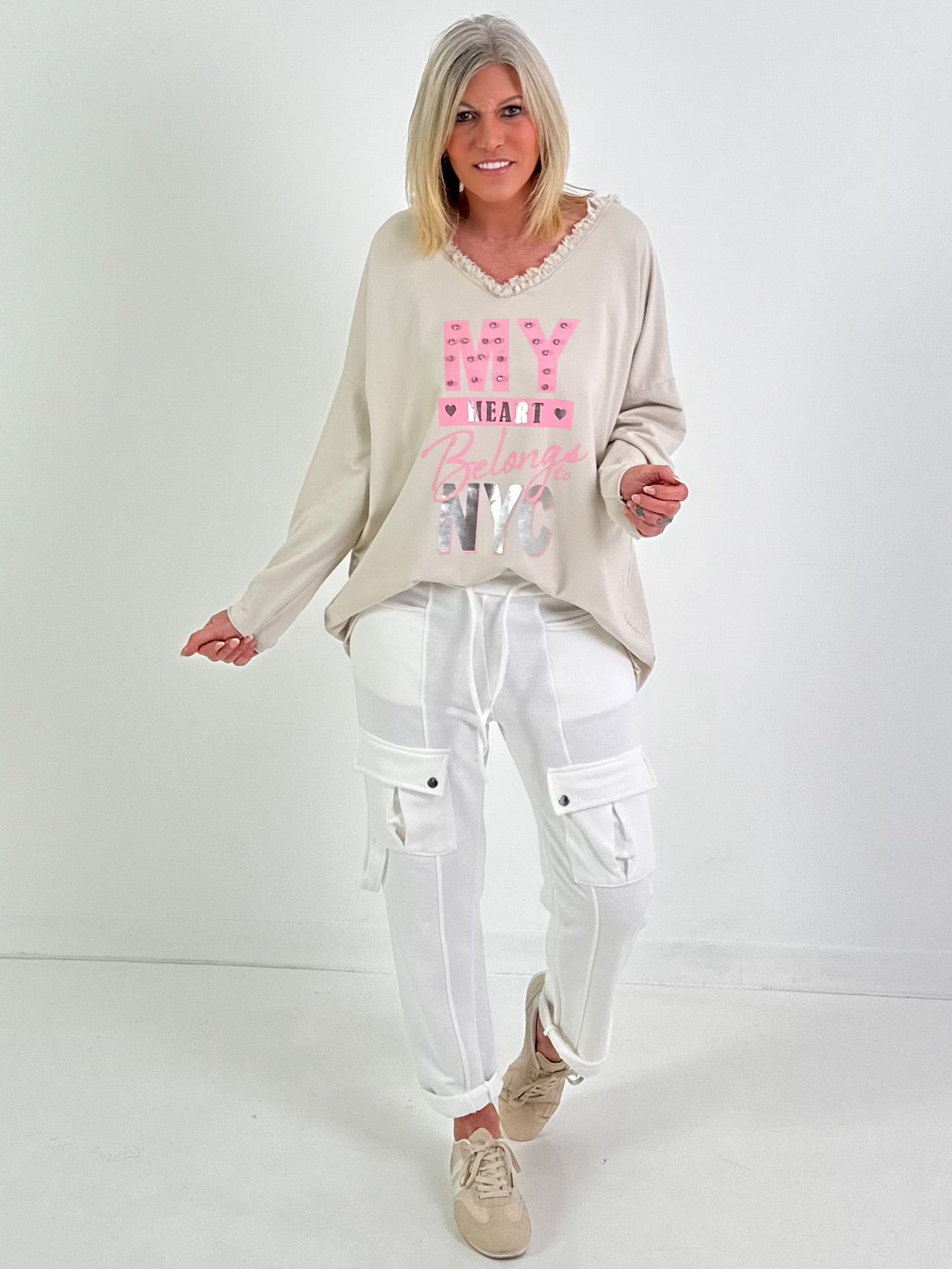 Trui Mijn Hart - beige