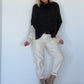 Cozy chunky-knit slipover - anthracite