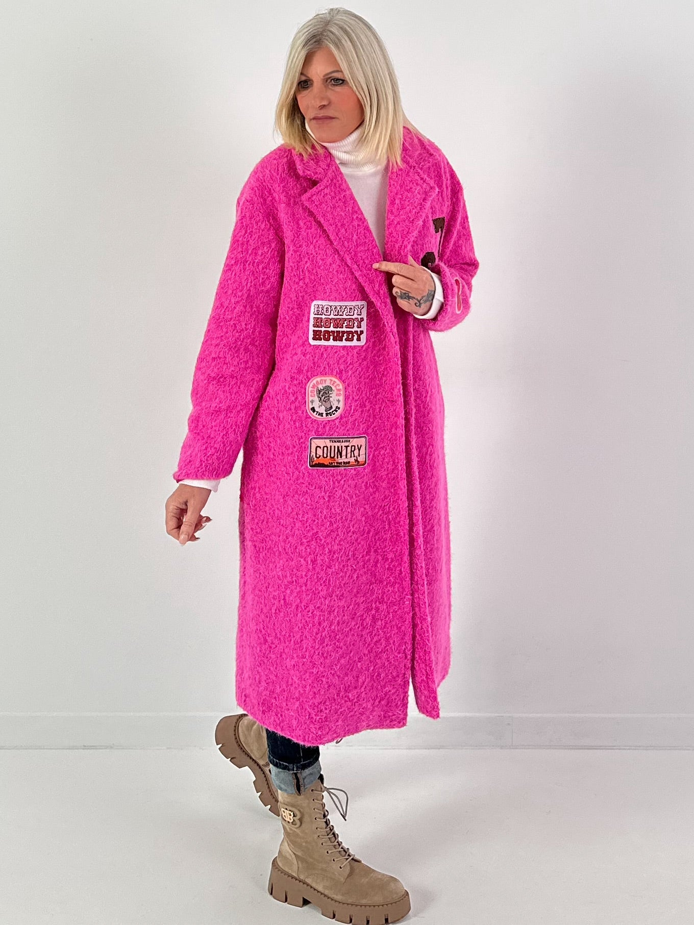 Jasmodel "Howdy Heart" - roze