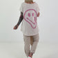 T-shirt Smile - beige