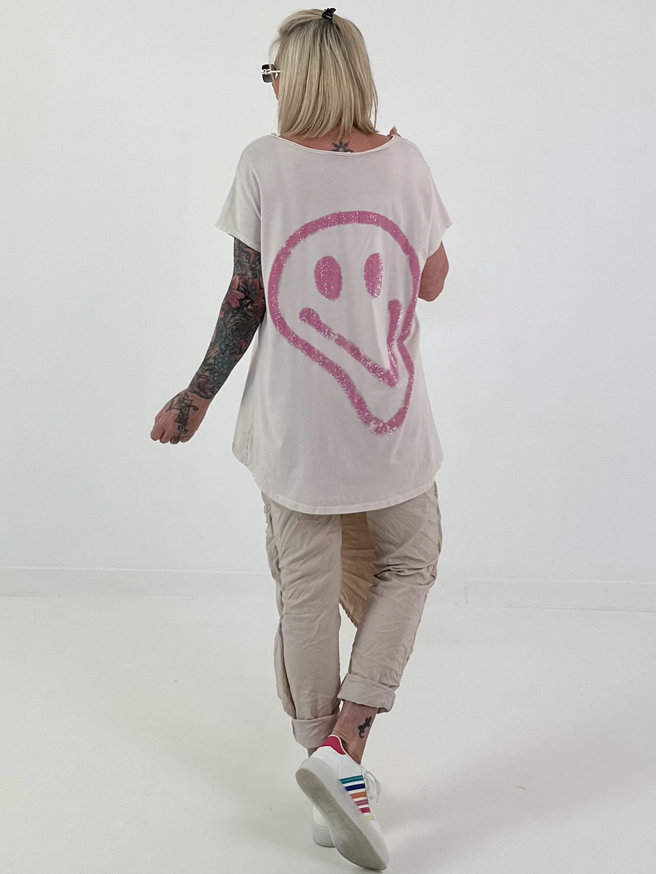 T-shirt Smile - beige