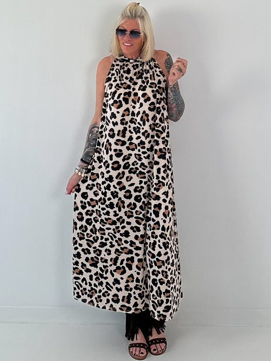 Neckholder Kleid - leo