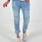 Used look jeans - denim