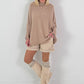 Oversized trui model “Relaxed Chic” - beige