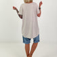 Long T-Shirt Hello Sunshine - beige