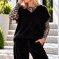 Fluffy turtleneck - black