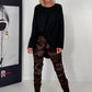 Basic Shirt mit Rundhalsausschnitt - schwarz