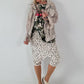 Oversized Camouflage T-Shirt - beige-mehrfarbig
