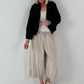 Ballon Jacke mit raffiniertem Kragen - schwarz