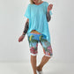 Oversized T-shirt - turquoise