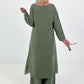Linen two-piece - khaki