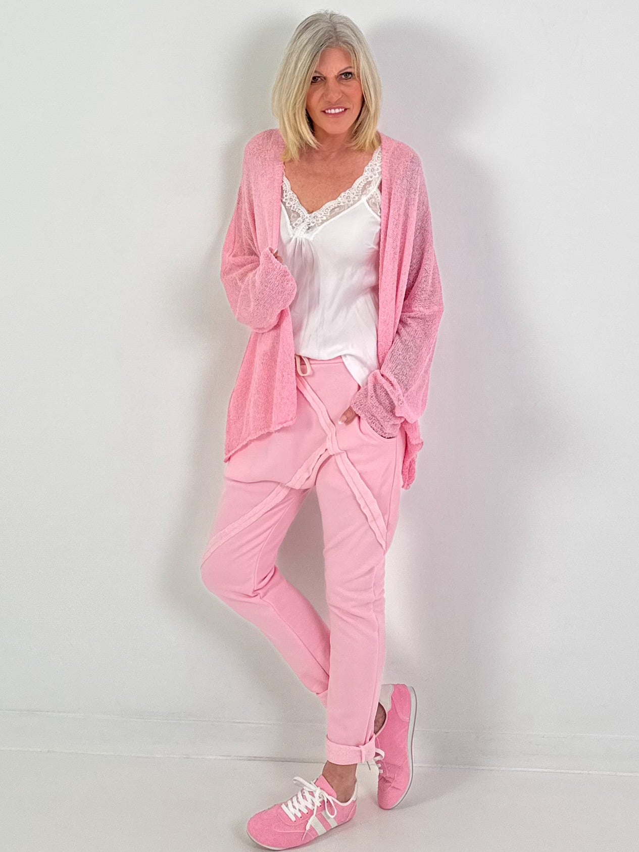 Mesh jacket - pink