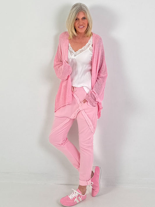 Mesh jacket - pink