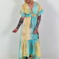 Ibiza Dress with Sequins and Ruffles - turquoise-yellow-multicolored