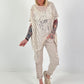 Netzshirt Don´t Overthink - beige
