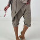 Short Baggy with Overlay - Taupe