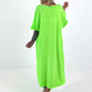 Oversized Long Shirt Sunset - neon green