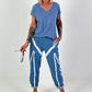 T-Shirt Norderney - denim blue