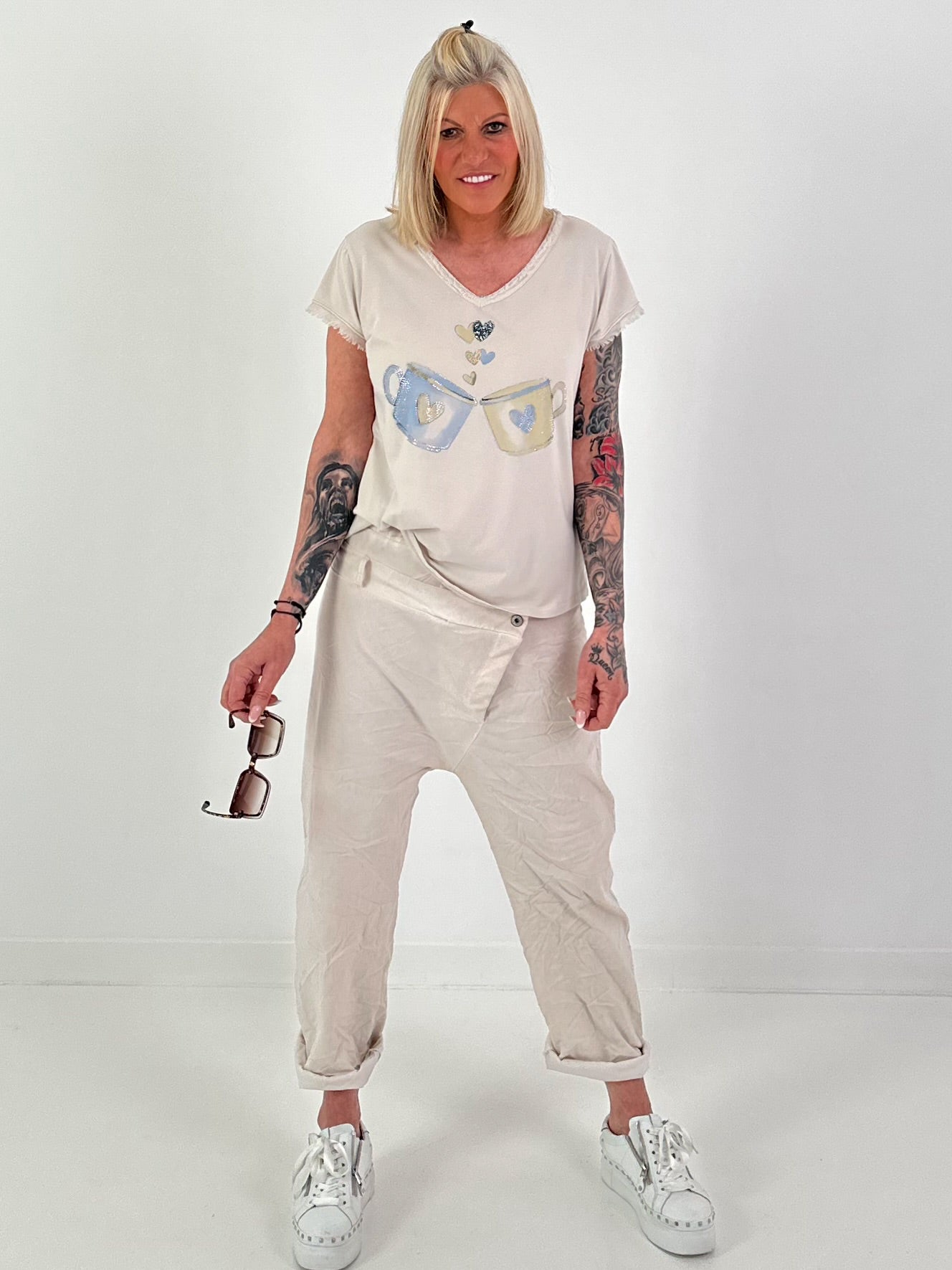 T-Shirt Cups - beige