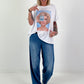 T-shirt Perfume - white-light blue