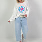 Peace&Love Sweater - white