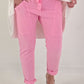 Sweatpants with large patch pockets - pink