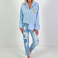 Blouse model "Signature Charm" - light blue