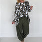 Shirt in all-over camouflage look - white-multicolored