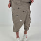 Stylische Hose im Knit-Look - taupe