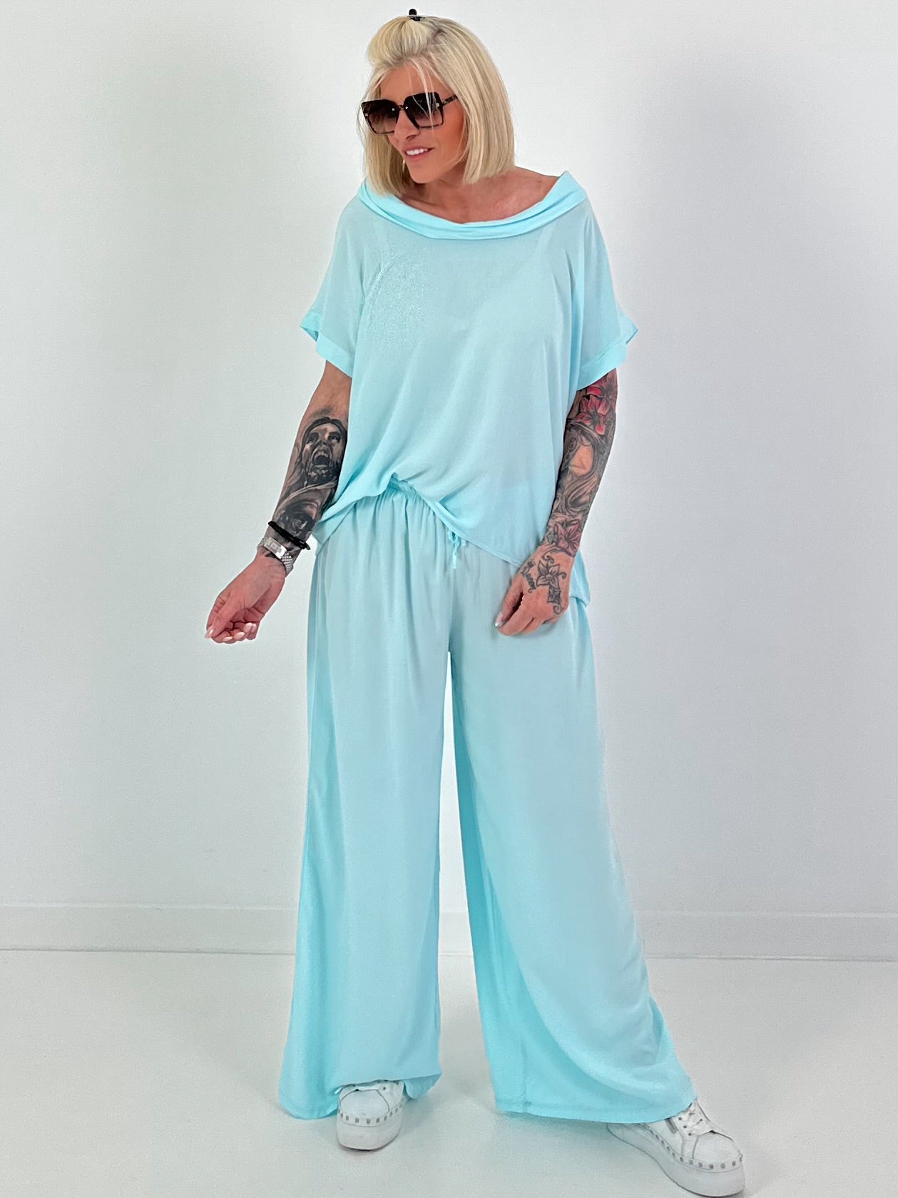 Leichter Zweiteiler - türkis