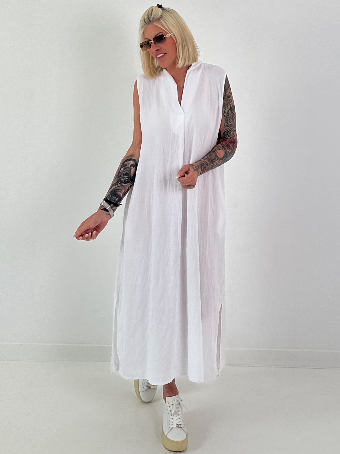 Luftiges Kleid - weiss