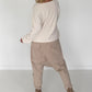 Sweater Whatever mit Strass-Details - beige