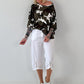 Sweatshirt model "Lace Whisper" - beige