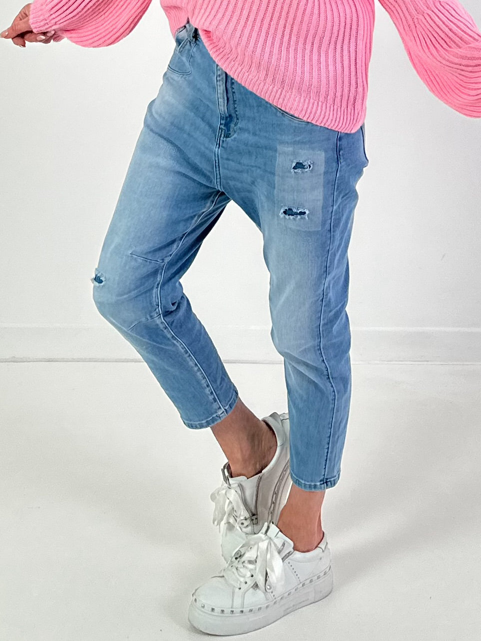 Boyfriend Jeans Modell "Stuffstart" - denim