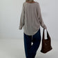 Oversized Shirt Amore - beige
