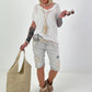 Mesh-shirt - wit