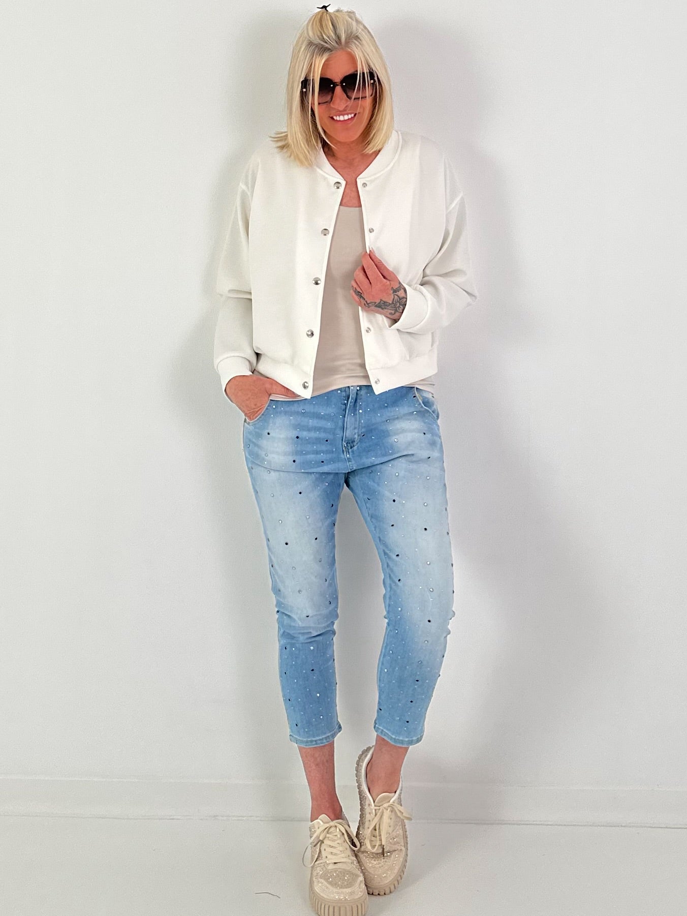 College Jacket - ecru