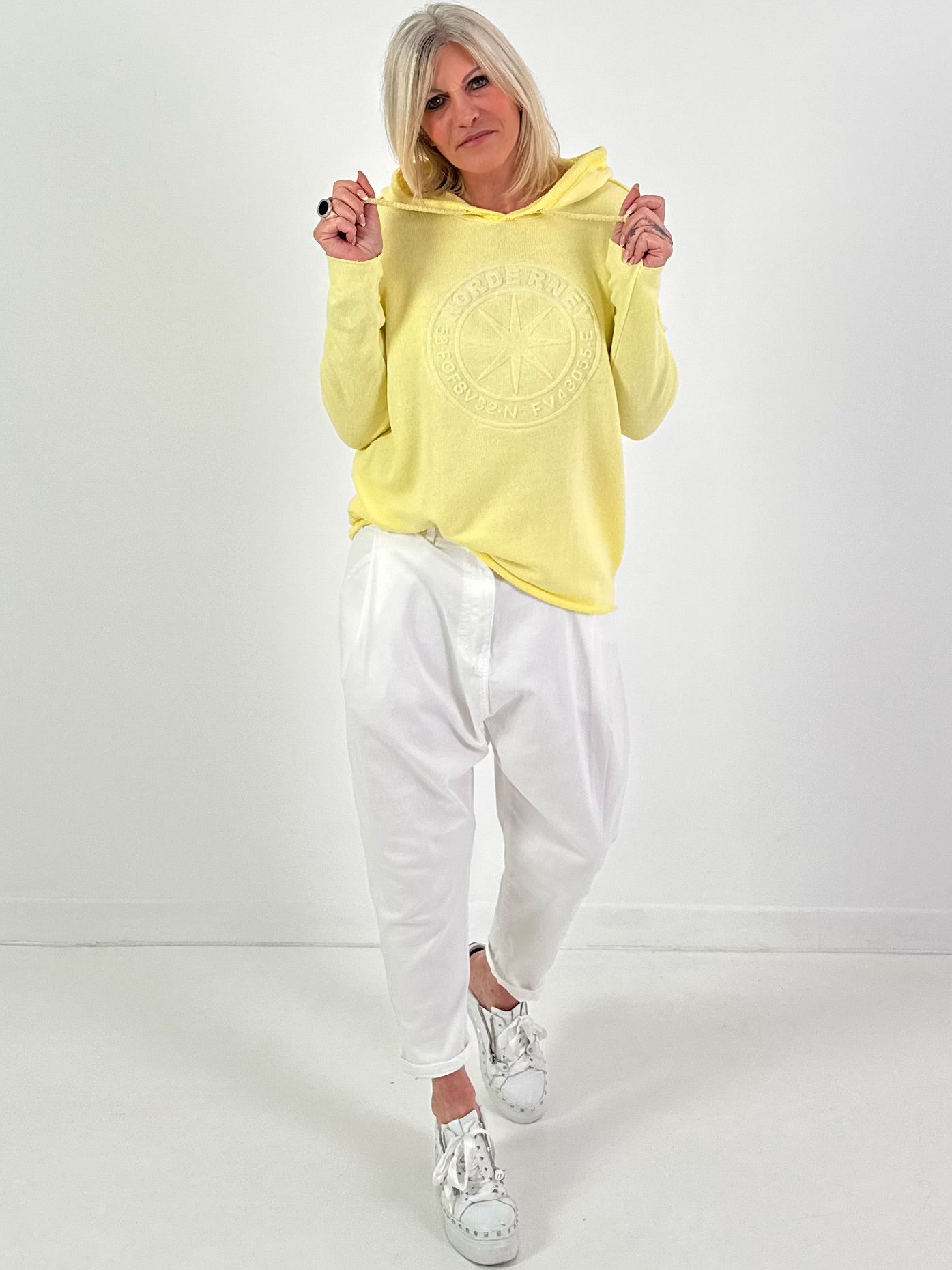 Hoodie Modell "Norderney" - gelb