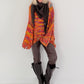 Weicher Oversized Grobstrickpullover  - mehrfarbig