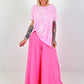 T-shirt Leo - white-pink