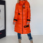 Cuel down coat - orange