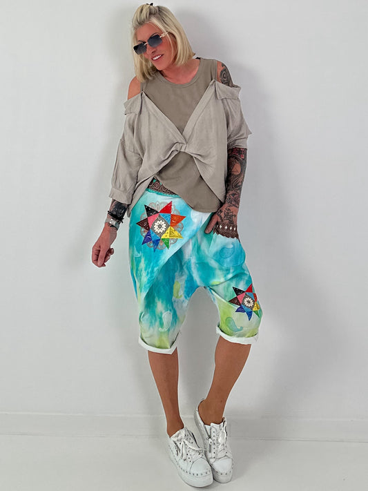 Tunika mit integrierten Top - taupe
