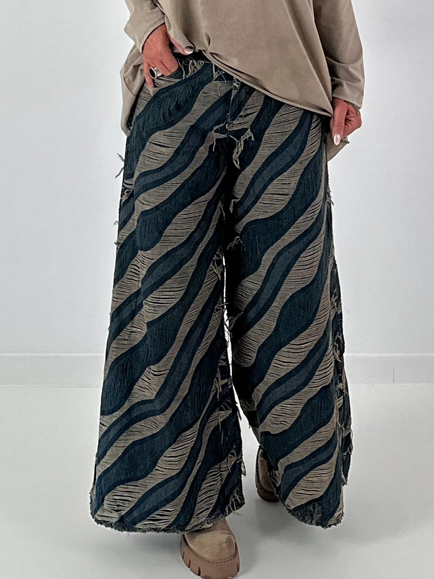 Stylische Wide Leg Jeans - denim-mude