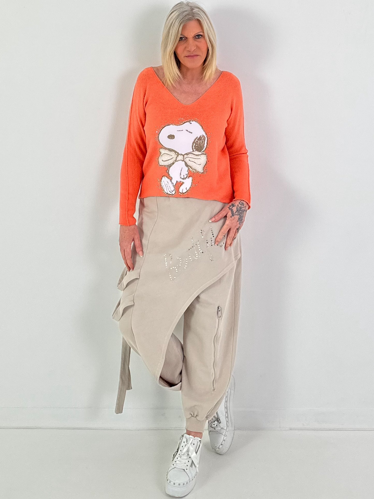 Sweater model "Cozy Cutie" - orange