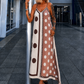 Luftiges Sommerkleid mit Print - creme - mehrfarbig